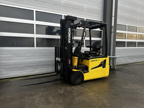 www.gebruikteheftrucks.net Hyundai 15BTR-9 elektrische heftruck vorkheftruck forklift 4.7meter 1500kg 1.5ton Linde Still Hyster Toyota Jungheinrich electric container 1