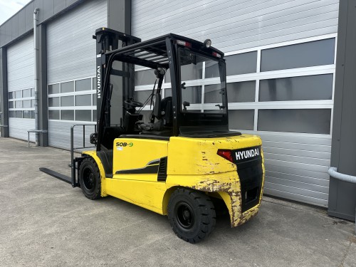 www.gebruikteheftrucks.net Hyundai 50B-9 5 ton elektrische heftruck clark linde Bobcat hyster toyota jungheinrich 5 ton electric 2